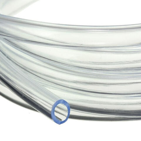 Tuyau PVC Transparent 10 Mm Intérieur / 12 Mm Extérieur - 1 Mètre, Souple, Pour Eau, Air, Huile - Bricolage, Aquariums